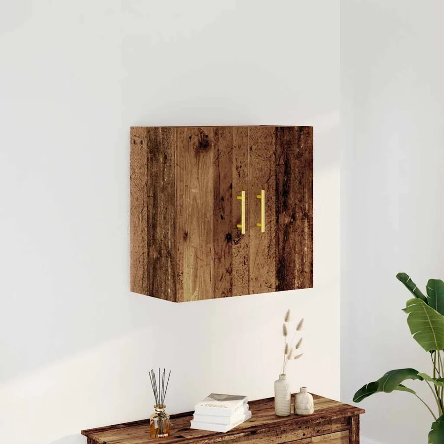 Armoire murale vieux bois 60x31x60 cm bois d'ingénierie - 3