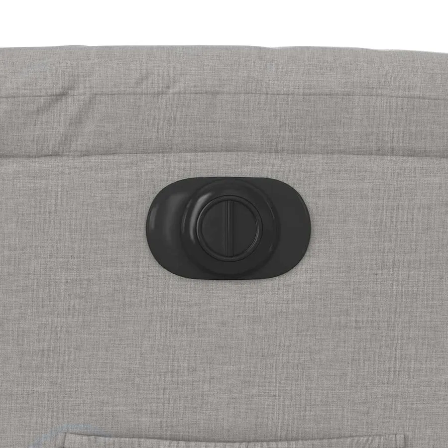Fauteuil inclinable électrique gris nuage tissu - 12