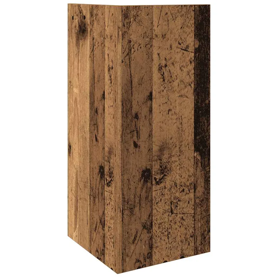 Table d'appoint avec étagère vieux bois 25,5x27x60 cm - 6