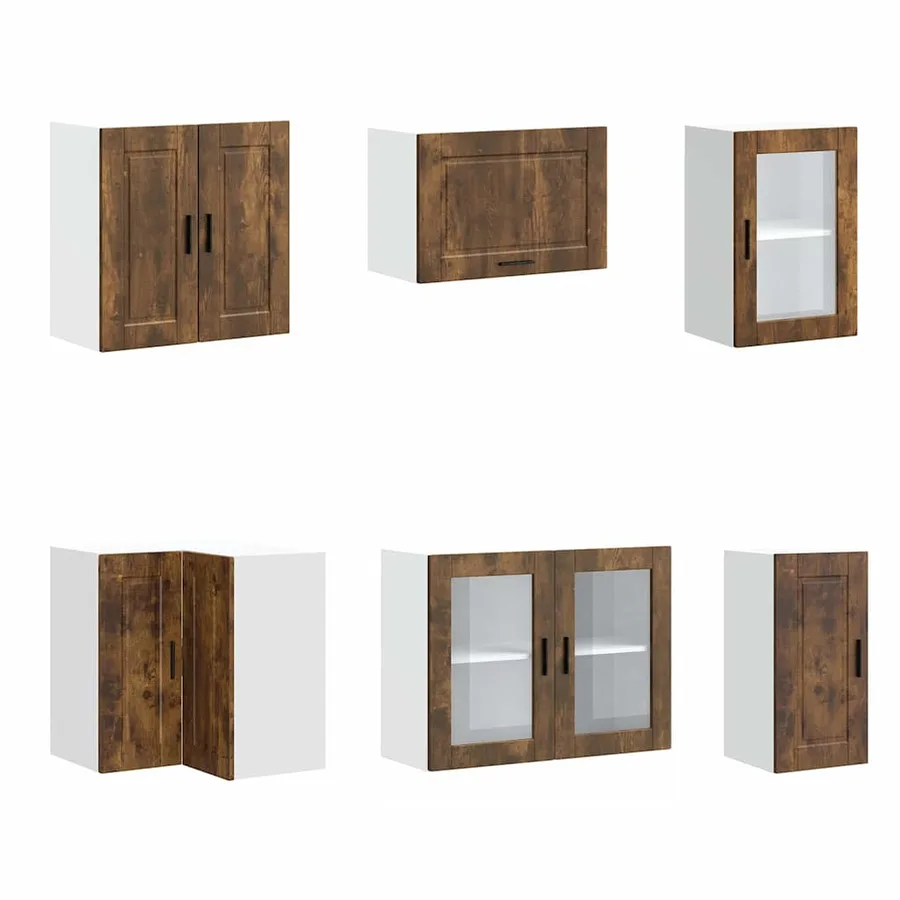 Ensemble d'armoires de cuisine 11 pcs Porto bois d'ingénierie - 5