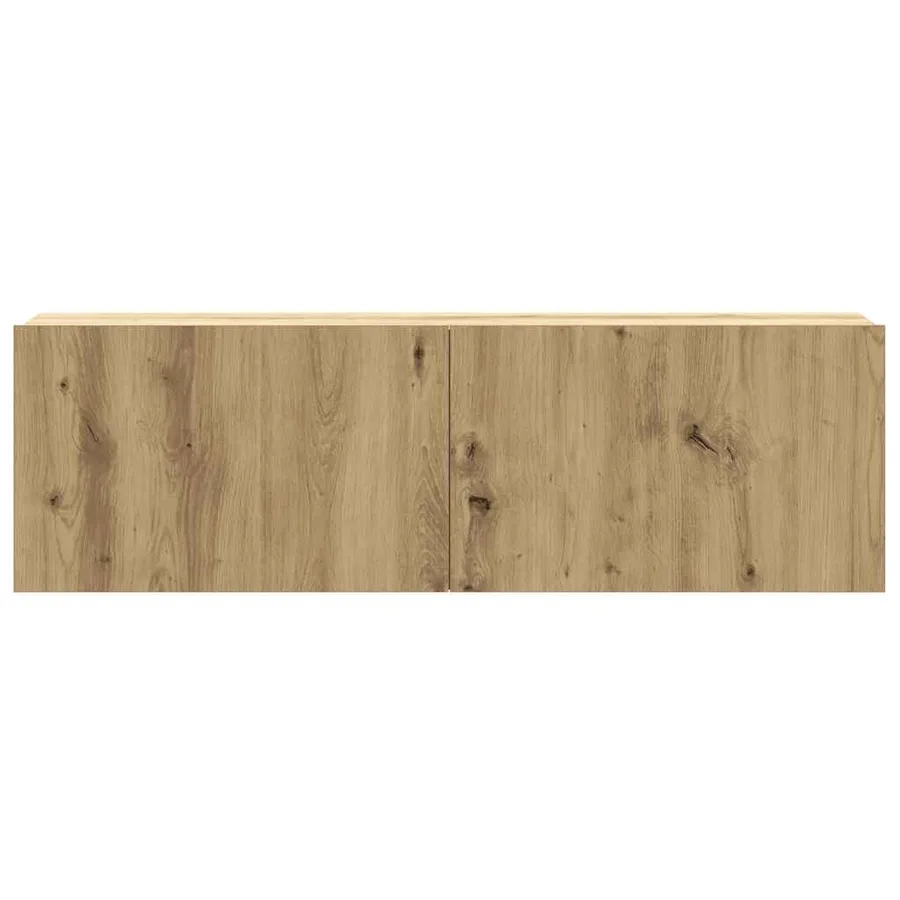 Ensemble de meuble TV mural 6 pcs chêne artisanal - 7