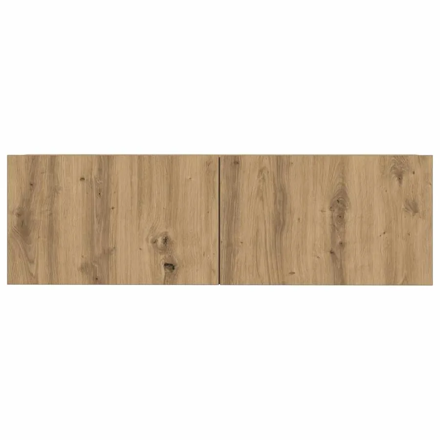 Ensemble de meuble TV mural 7 pcs chêne artisanal - 6