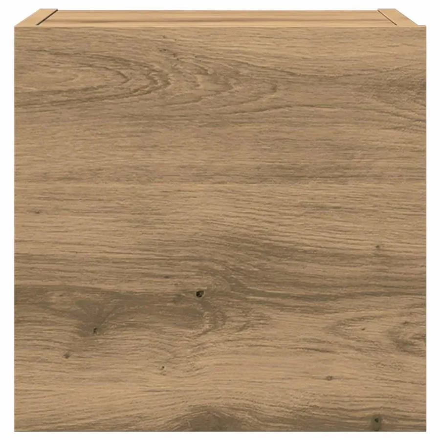 Ensemble de meuble TV mural 7 pcs chêne artisanal - 8