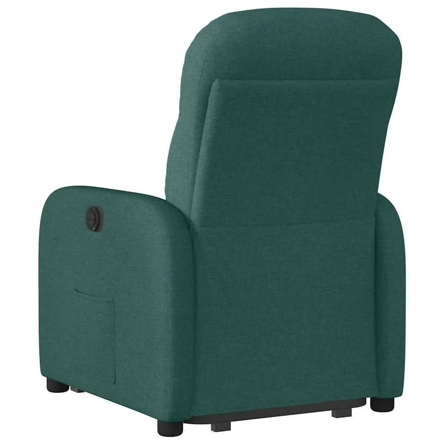 Fauteuil inclinable vert foncé tissu - 7