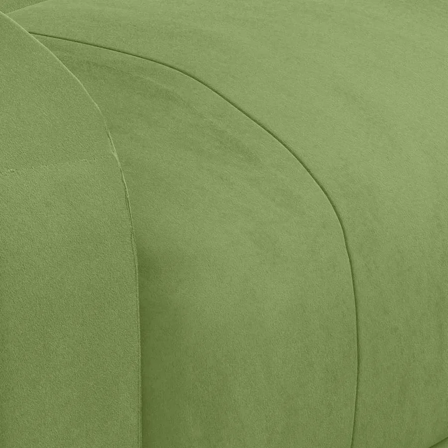 Fauteuil électrique de massage Vert clair velours - 9