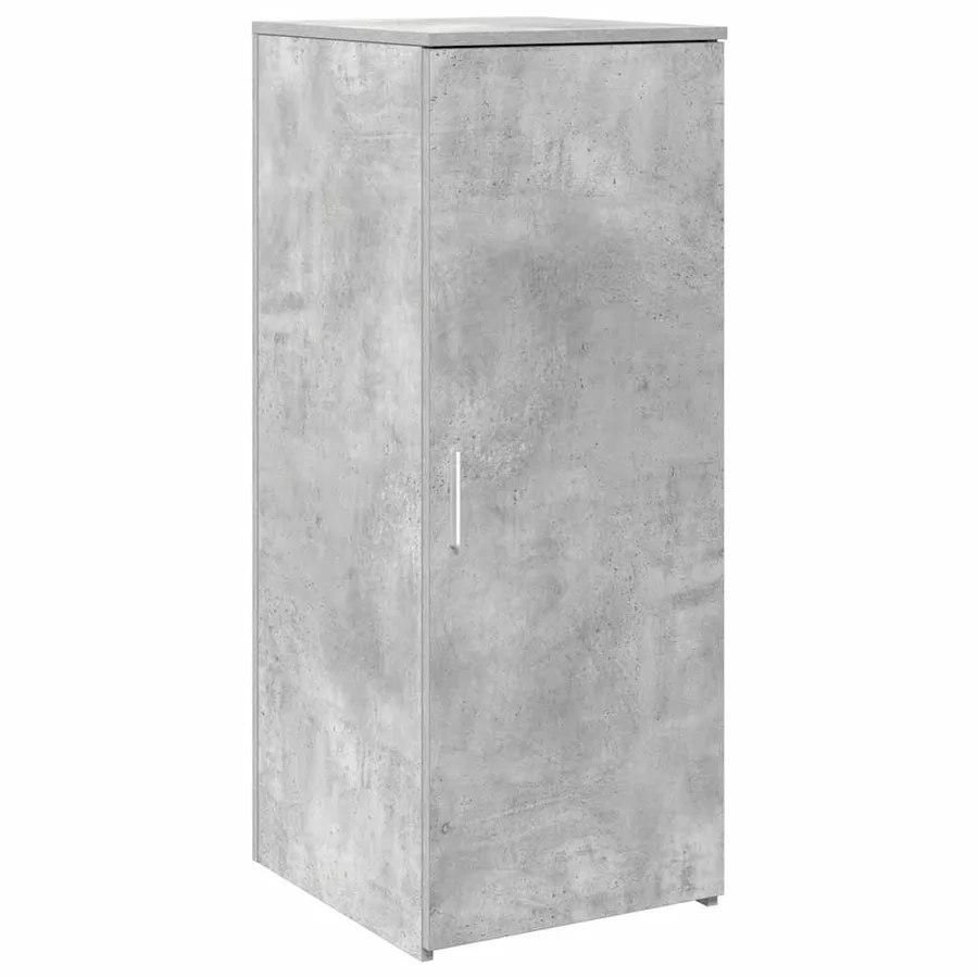 Armoire de rangement gris béton 40x45x103,5cm bois d'ingénierie - 2