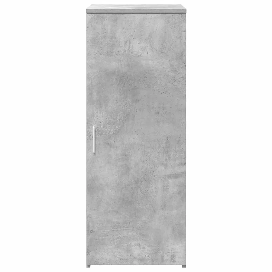 Armoire de rangement gris béton 40x45x103,5cm bois d'ingénierie - 5