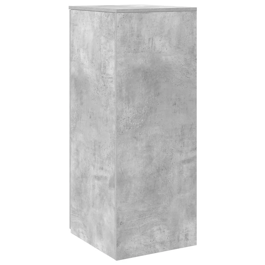 Armoire de rangement gris béton 40x45x103,5cm bois d'ingénierie - 7