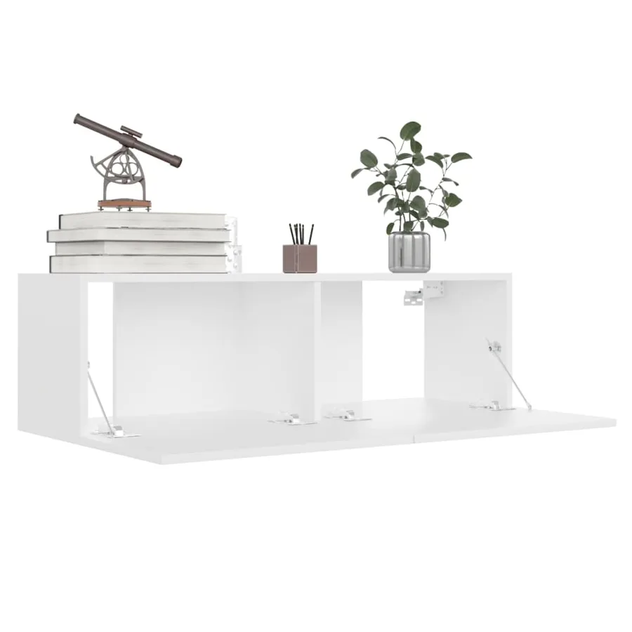 Ensemble de meubles TV 8 pcs Blanc Bois d'ingénierie - 6