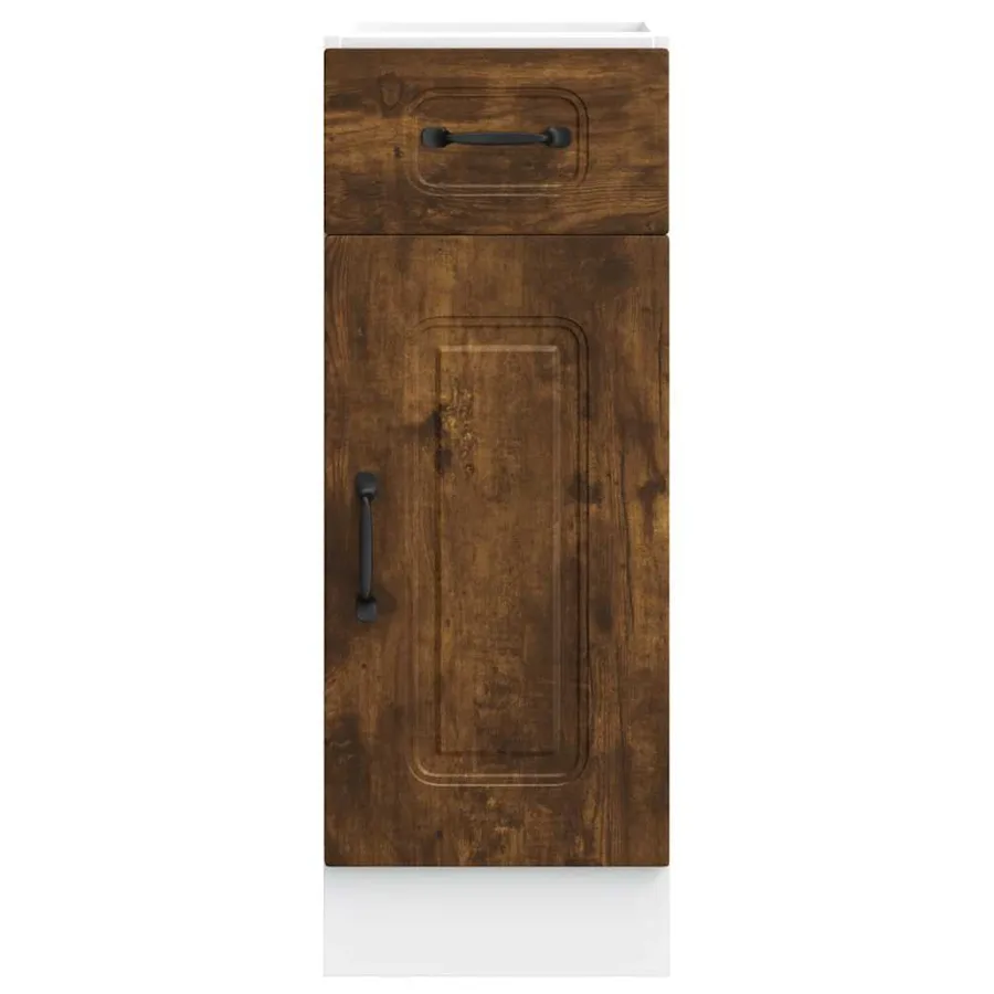 Armoire de cuisine Kalmar chêne fumé bois d'ingénierie - 4