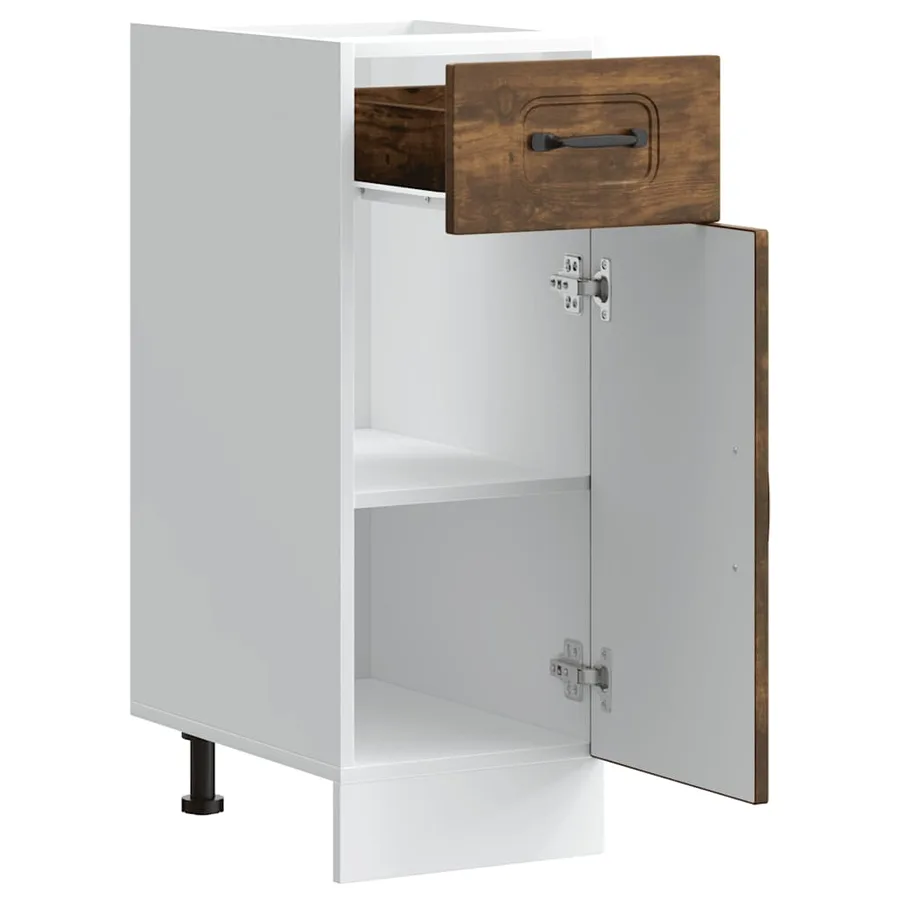 Armoire de cuisine Kalmar chêne fumé bois d'ingénierie - 5