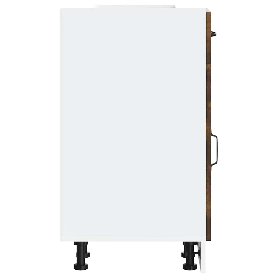 Armoire de cuisine Kalmar chêne fumé bois d'ingénierie - 6