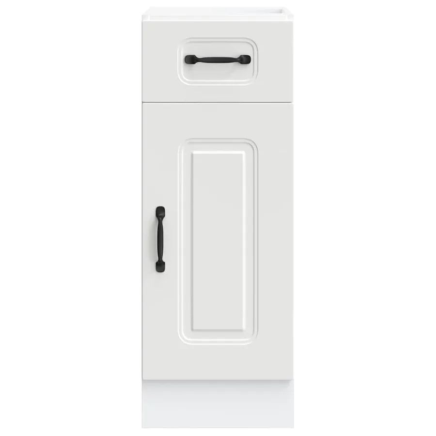 Armoire de cuisine Kalmar blanc bois d'ingénierie - 3