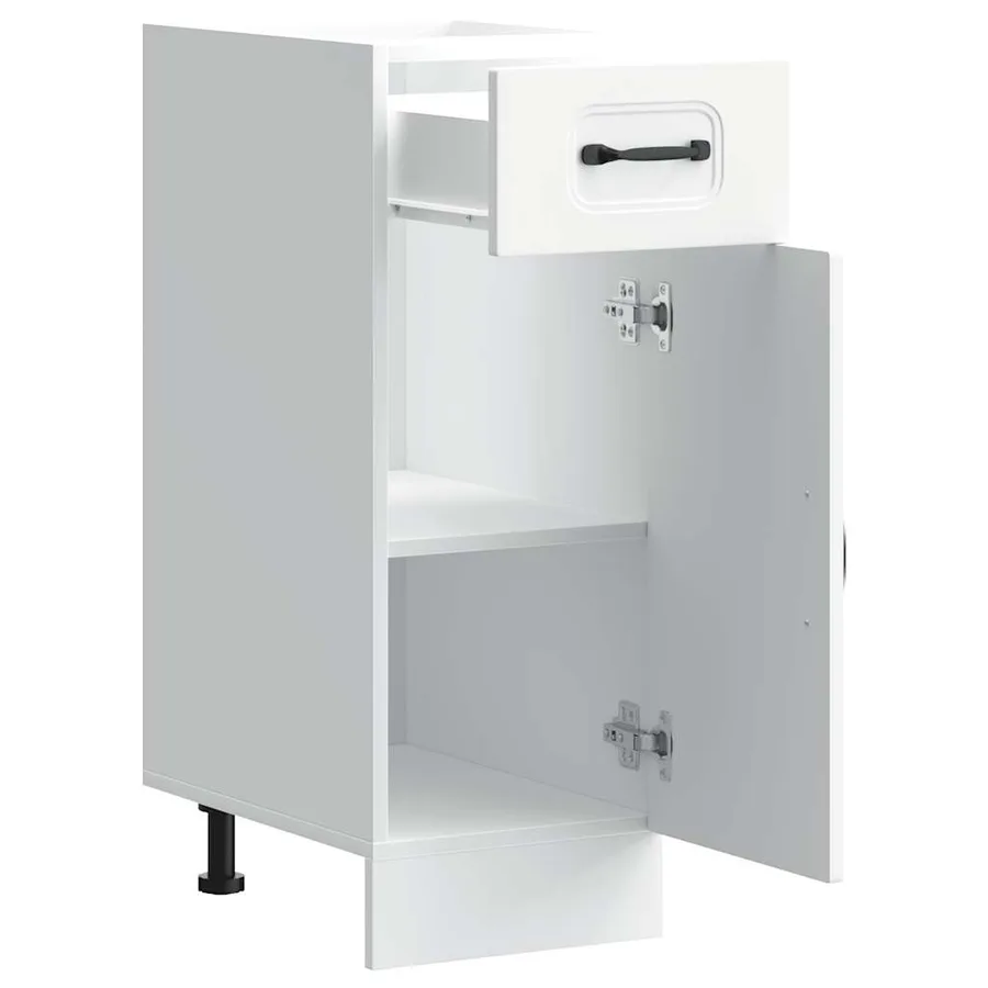 Armoire de cuisine Kalmar blanc bois d'ingénierie - 4