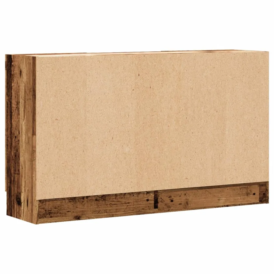 Buffet vieux bois 120x30,5x70 cm bois d'ingénierie - 5