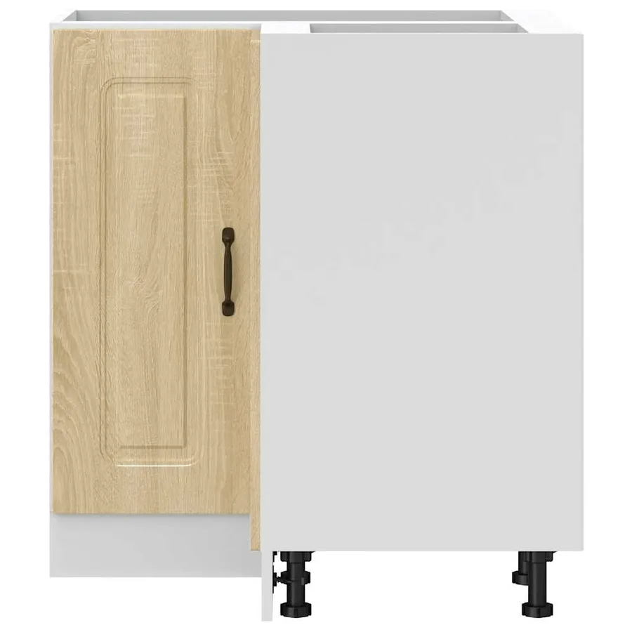Armoire d'angle de cuisine Kalmar chêne sonoma bois ingénierie - 5
