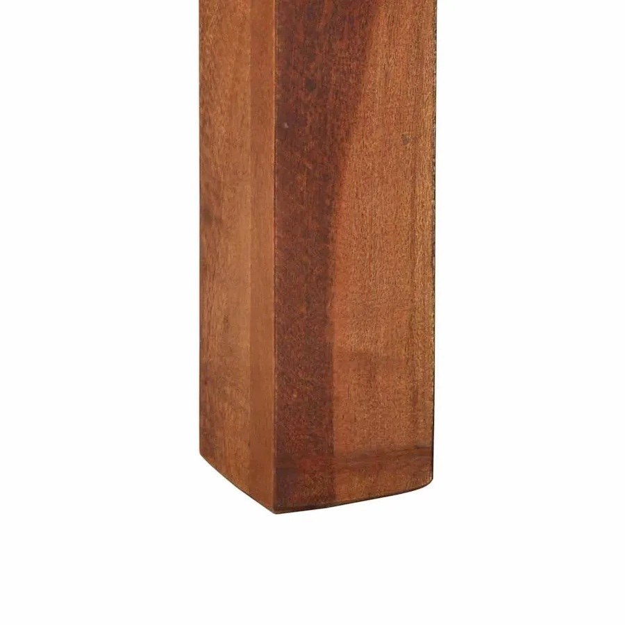Table basse 60x60x35 cm bois massif d'acacia - 7