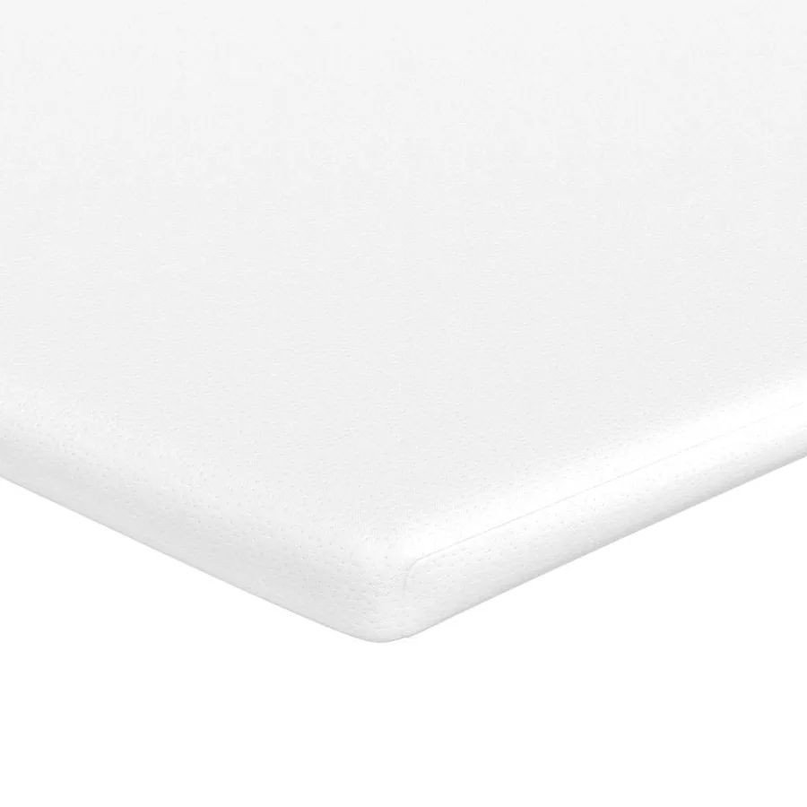 Cadre de lit ottoman et matelas gris clair 160x200cm velours - 14