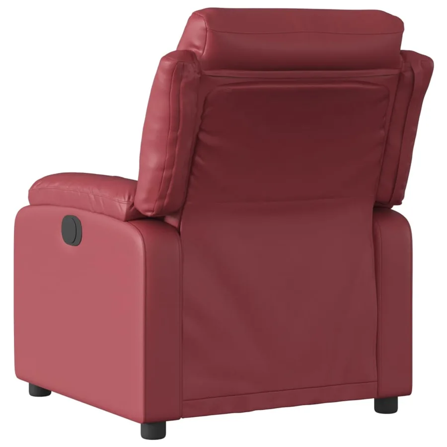Fauteuil inclinable Rouge bordeaux Similicuir - 3