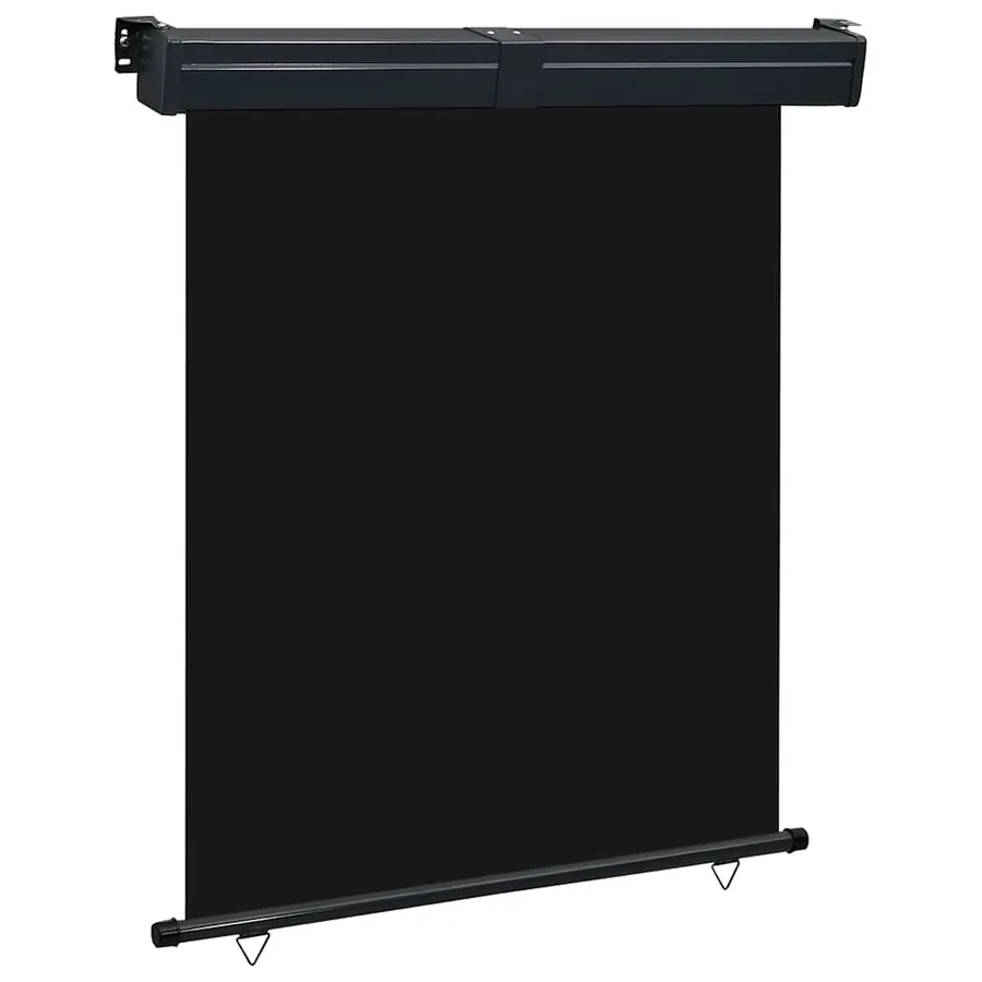 Auvent latéral de balcon 145x250 cm noir