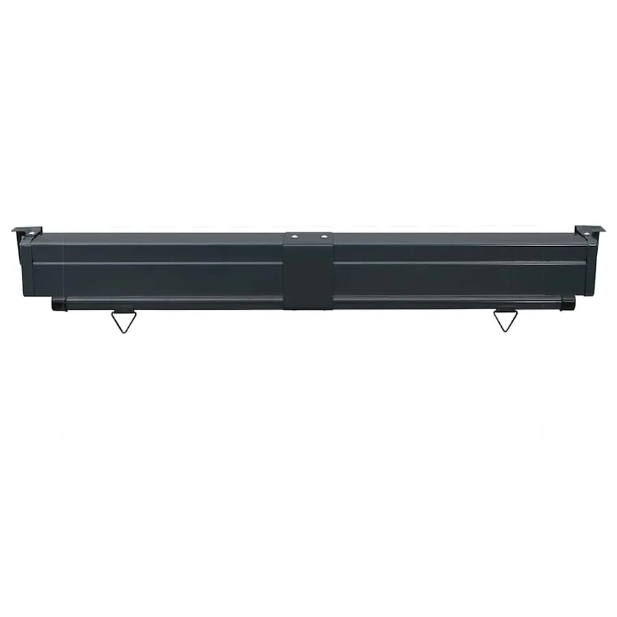 Auvent latéral de balcon 145x250 cm noir - 6