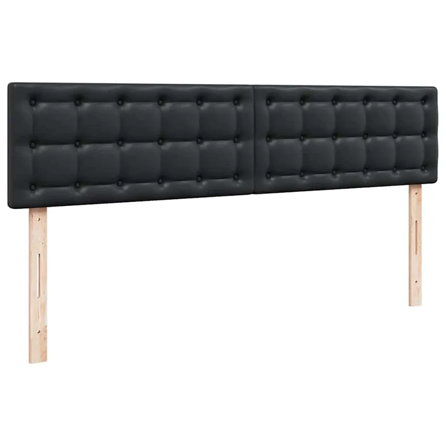 Lit ottoman avec matelas & LED Noir 180x200cm similicuir - 9