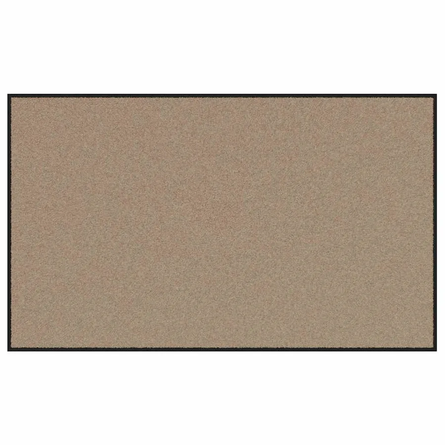 Tapis d'entrée Beige et Noir 90 x 150 cm 100% Polyamide - 2