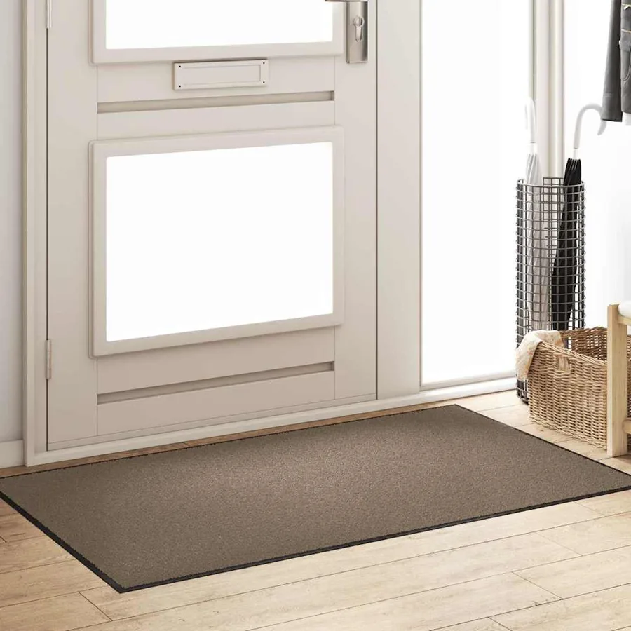 Tapis d'entrée Beige et Noir 90 x 150 cm 100% Polyamide - 3