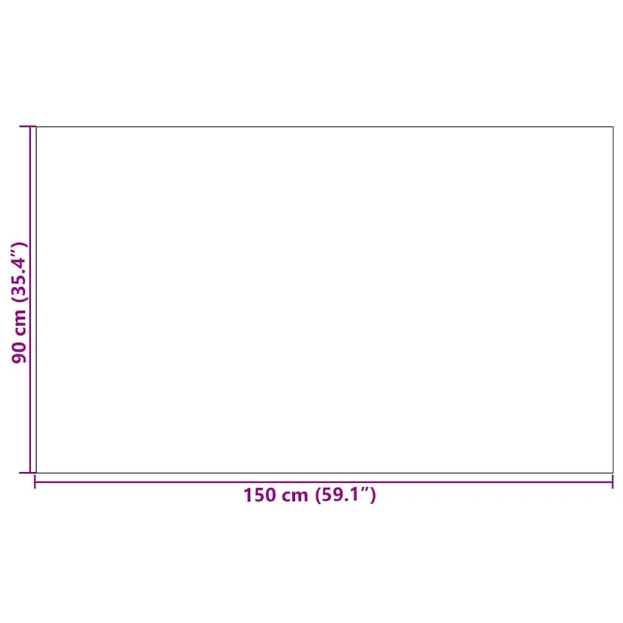 Tapis d'entrée Beige et Noir 90 x 150 cm 100% Polyamide - 7