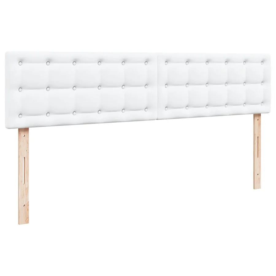 Cadre de lit ottoman et matelas blanc pur 200x200cm similicuir - 13