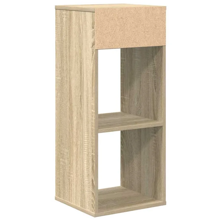 Bibliothèque chêne sonoma 34x31x80 cm bois d'ingénierie - 6