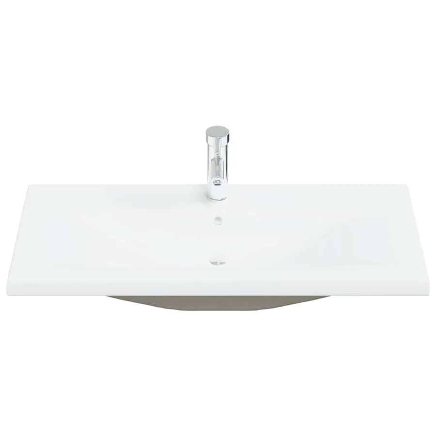 Ensemble de meubles de salle de bain 5 pcs gris béton - 8