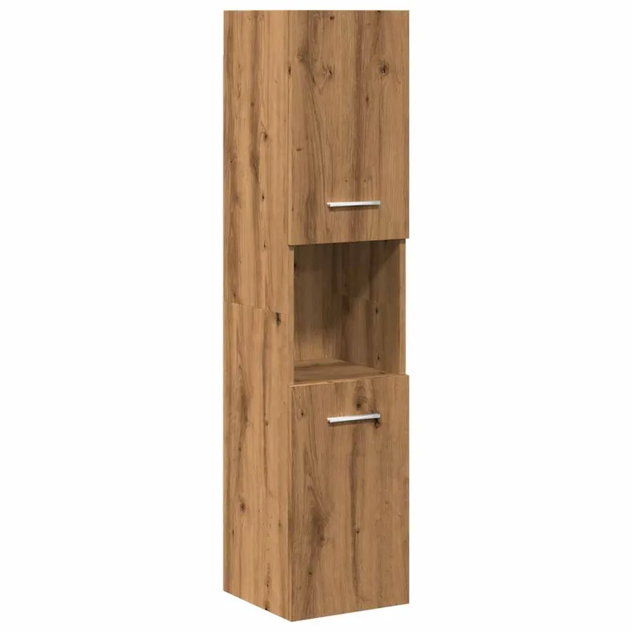 Ensemble de meubles salle de bain 4 pcs bois d'ingénierie - 6
