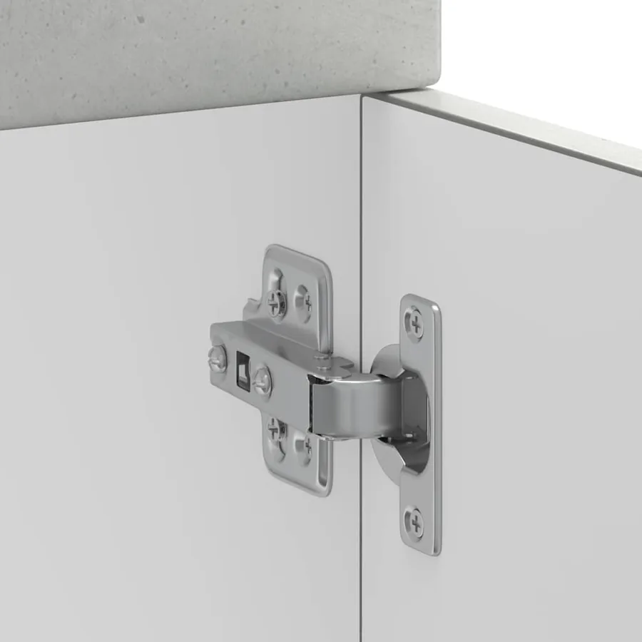 Armoire de cuisine Kalmar gris béton bois d'ingénierie - 10