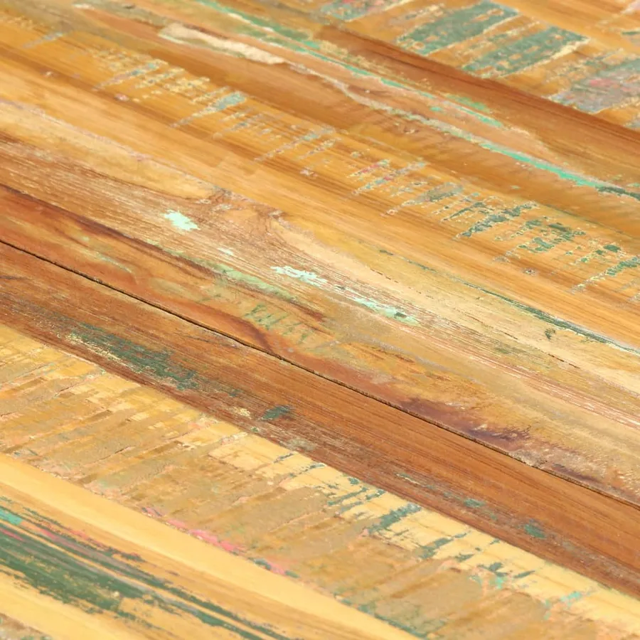 Table de salle à manger 160x80x75cm Bois de récupération massif - 6