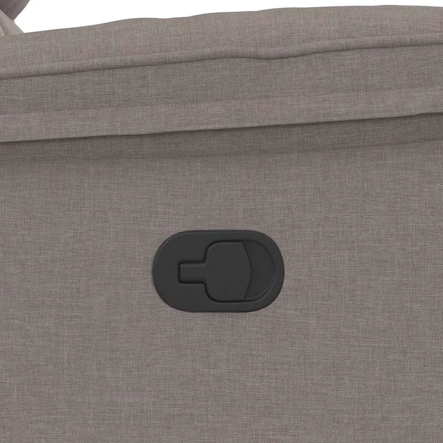 Fauteuil de massage inclinable Taupe Tissu - 10