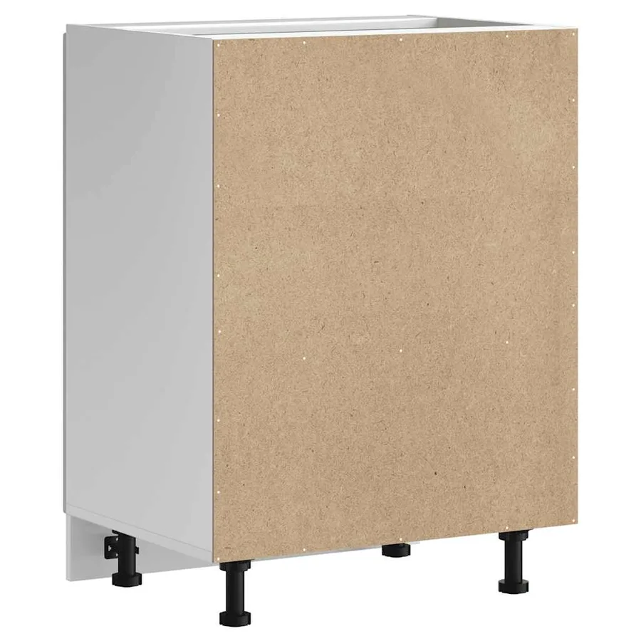 Meuble bas pour évier Kalmar gris béton bois d'ingénierie - 7
