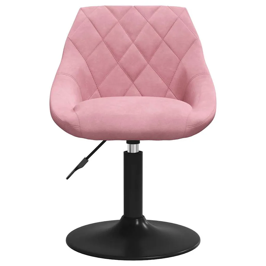 Chaise de salle à manger Rose Velours - 3