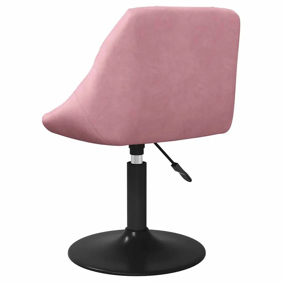 Chaise de salle à manger Rose Velours - 5