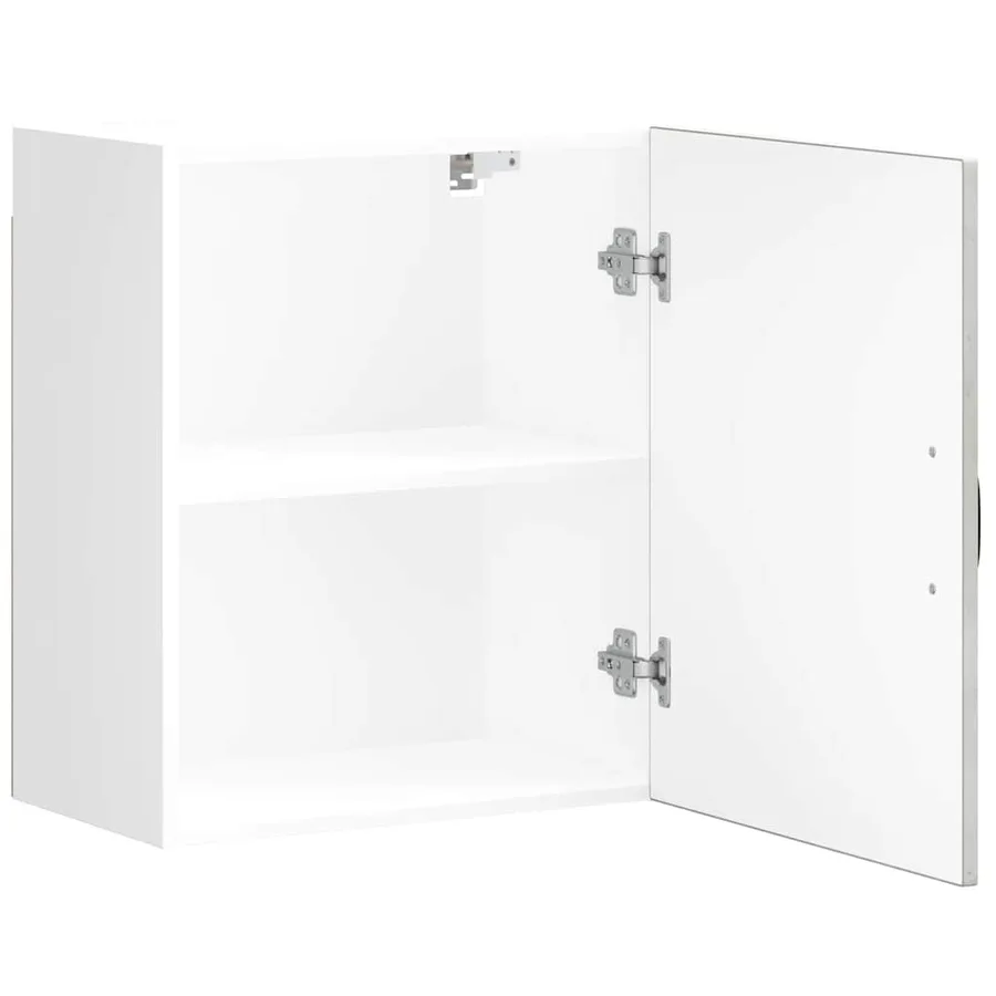 Armoire murale de cuisine Kalmar en bois d'ingénierie gris béton - 6
