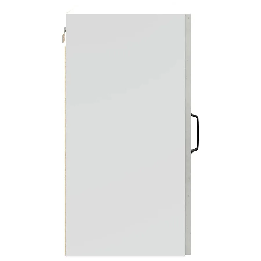 Armoire murale de cuisine Kalmar en bois d'ingénierie gris béton - 7