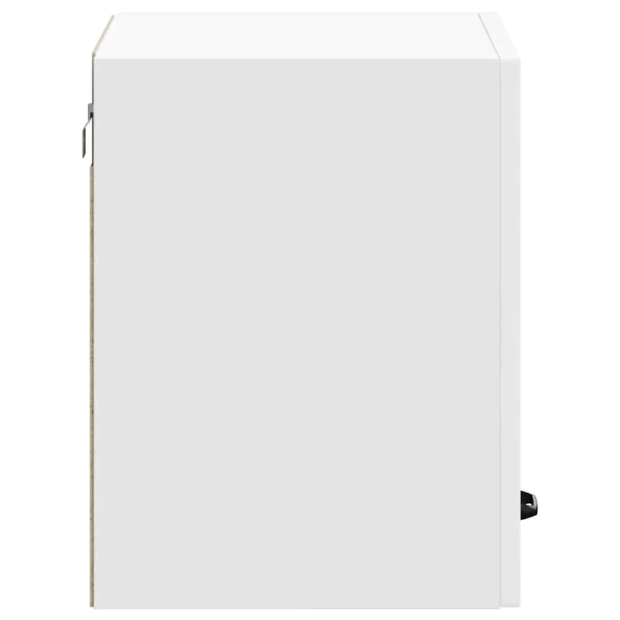 Armoire murale de cuisine Kalmar blanc brillant bois ingénierie - 7