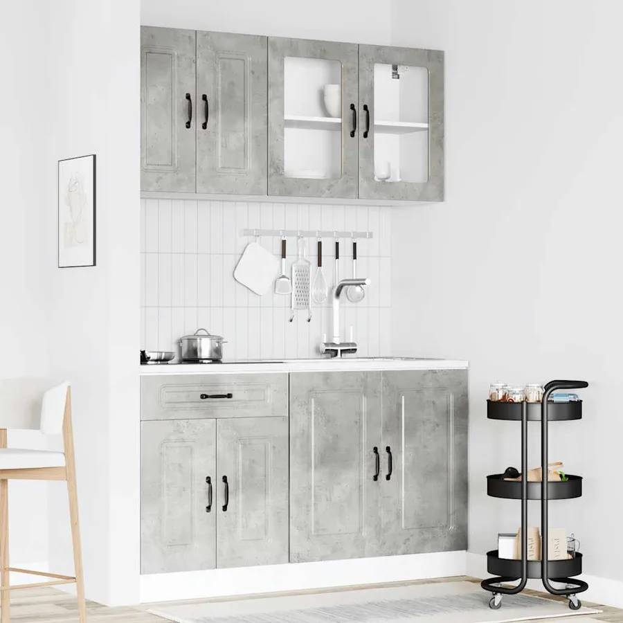 Ensemble d'armoires de cuisine 4 pcs Kalmar bois d'ingénierie - 3