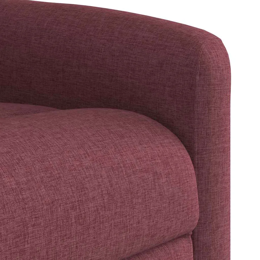 Fauteuil inclinable de massage Rouge bordeaux Tissu - 11