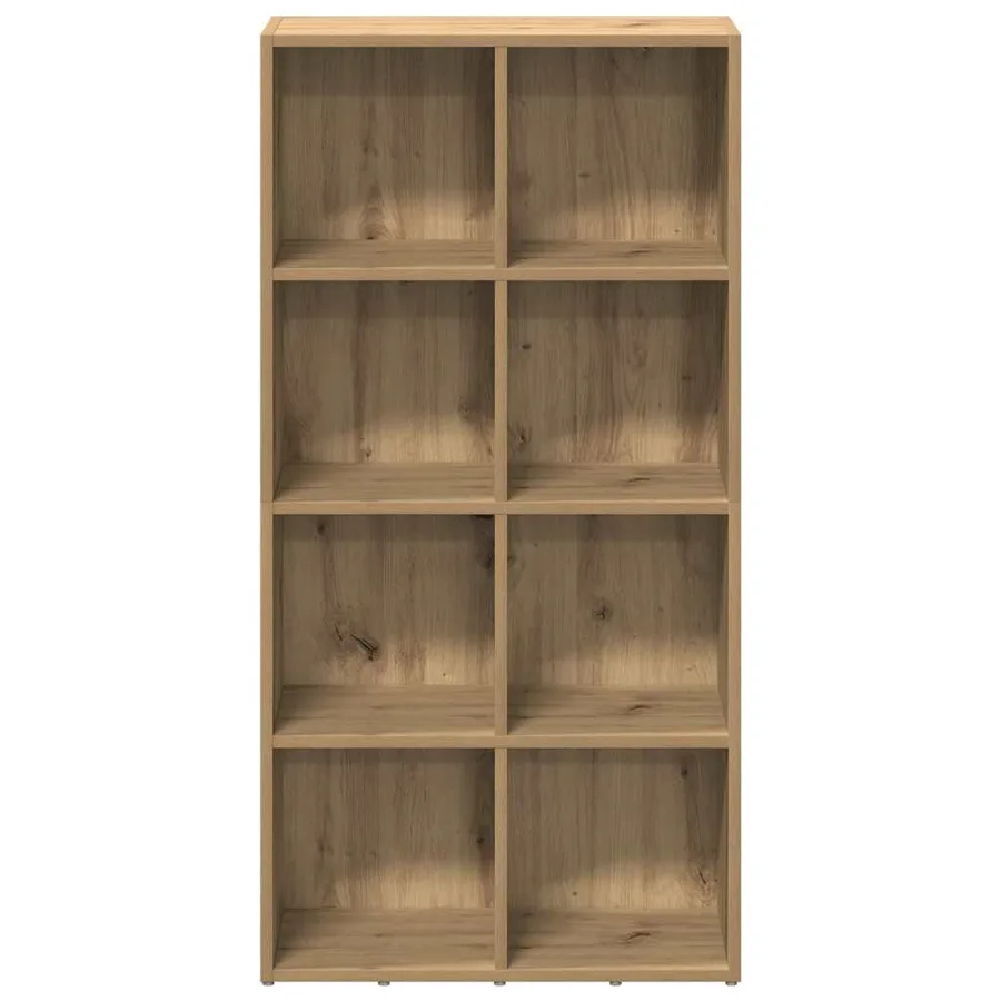 Bibliothèque chêne artisanal 66x30x130 cm bois d'ingénierie - 5