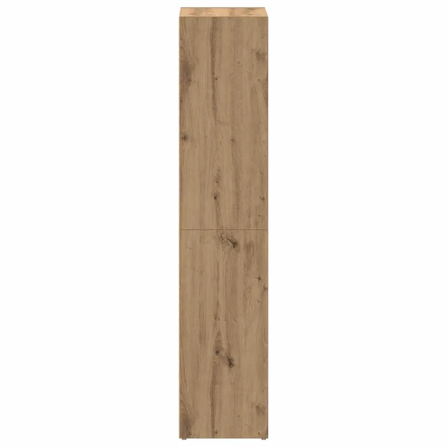 Bibliothèque chêne artisanal 66x30x130 cm bois d'ingénierie - 6