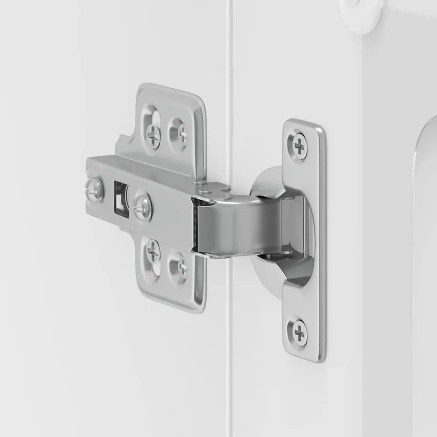 Armoire murale de cuisine avec porte en verre Kalmar blanc - 11