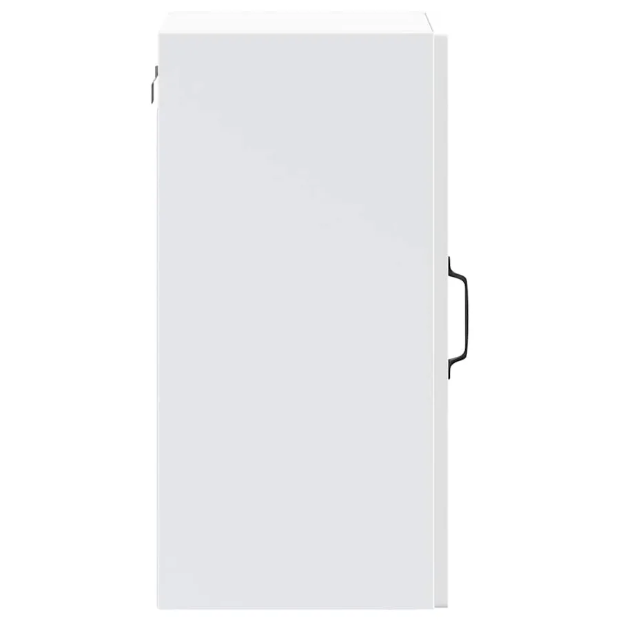 Armoire murale de cuisine avec porte en verre Kalmar blanc - 8