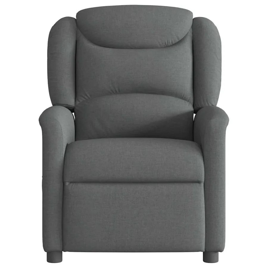 Fauteuil inclinable électrique Gris foncé Tissu - 5