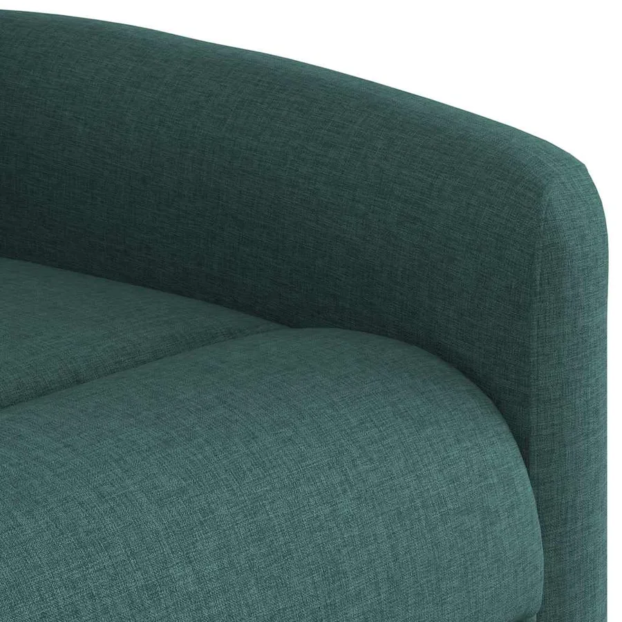 Fauteuil inclinable électrique Vert foncé Tissu - 11